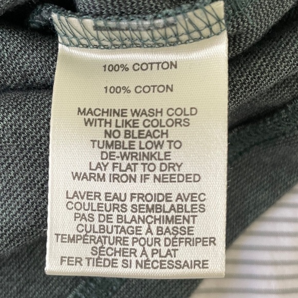 ROBERT BARAKETT Cotton Green Quarter Zip Mock Neck Sweater Women’s Small - Picture 6 of 10